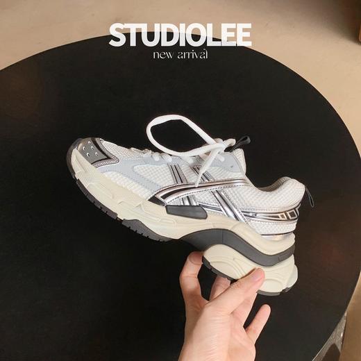 【牛皮版厚底系带休闲增高】运动轻便网红重工老爹鞋女超火 商品图1