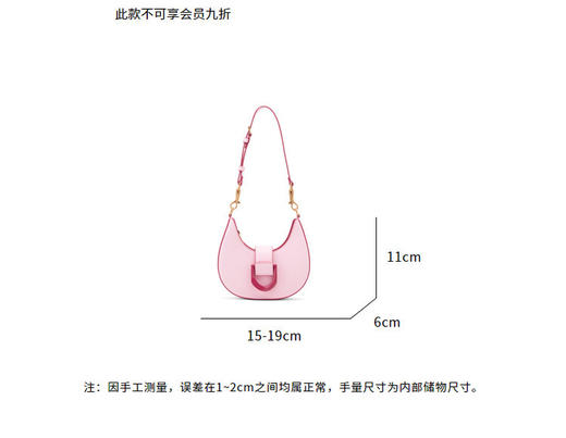 1004667006206 CHARLES&KEITH 新月包女士时尚腋下流浪包CK2-40781871 商品图4