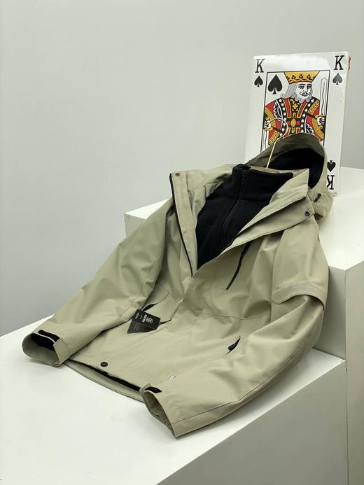 D112515软壳三合一户外休闲衣运动外套男女内胆冲锋衣 商品图4