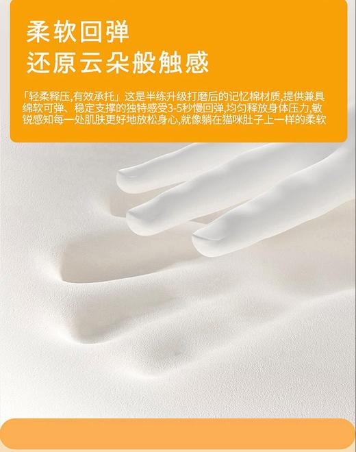 松植屋生物基双维立体护颈枕头 3D立体撑托+抗菌防螨+透气不闷汗 商品图5