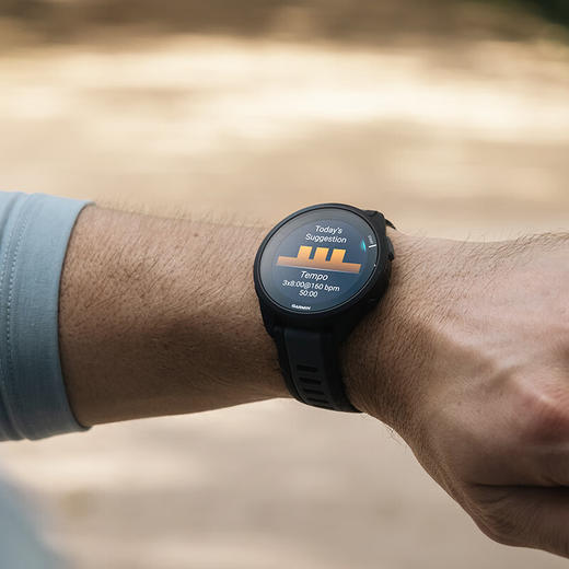 佳明（GARMIN）Forerunner165心率血氧多星定位户外智能运动手表 极夜黑【KLJJZQ15.0】 商品图3