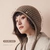 【挪威随性搭~百分百美利奴羊毛】巴拉克拉法帽护耳包头帽针织帽女帽子 商品缩略图3