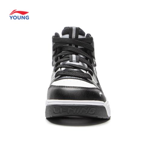 李宁男女大童SKATE 80S V5加绒保暖回弹支撑高帮童休闲鞋YKCV174 商品图7