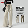 回力工装裤子女2025春秋阔腿裤户外登山裤运动长裤筒冲锋休闲直裤 商品缩略图3