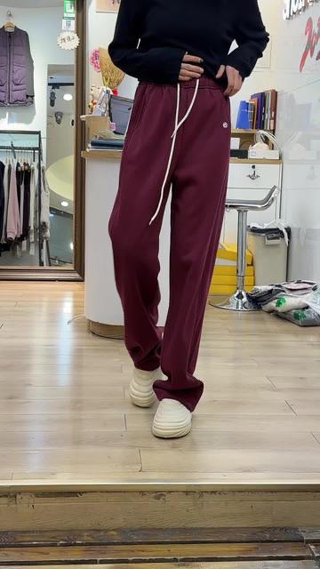 【爆款一体绒 加绒裤】水淼2025冬新品加厚防风保暖百搭显瘦长裤1653 商品图8