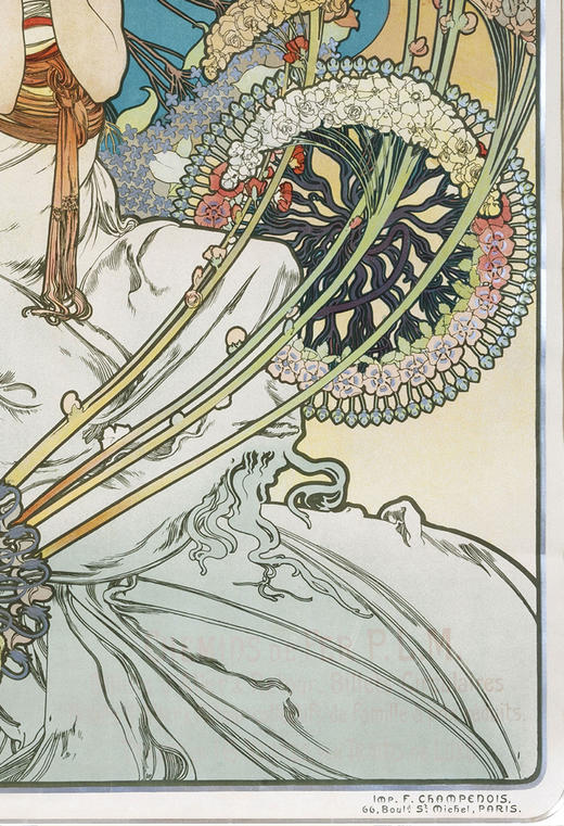 独角鹿西洋古董1897年代法国出品原版版画《摩纳哥蒙特卡洛 Monaco-Monte Carlo》 商品图4