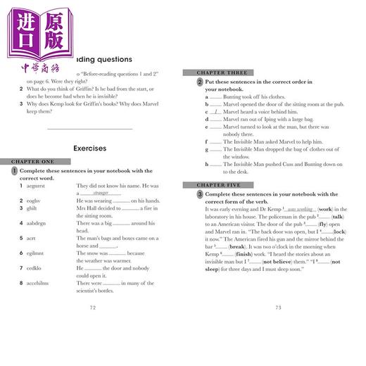 【中商原版】企鹅阅读分级指导4级 隐形人 Penguin Readers Level 4 The Invisible Man 英文原版 分级阅读英语读物 进口图书 商品图3