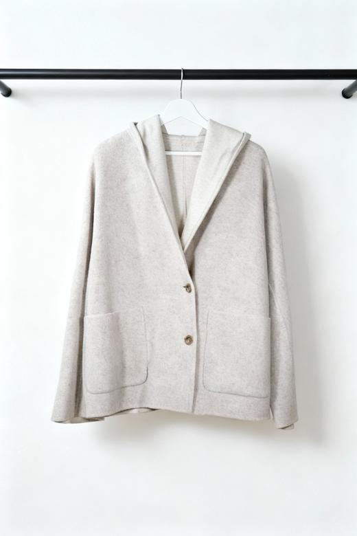 高支澳毛廓形外套风衣 商品图8