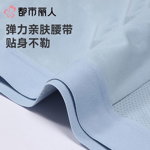 都市丽人男士内裤40S棉拉架平角裤明筋人棉平角FKCG07 商品图6