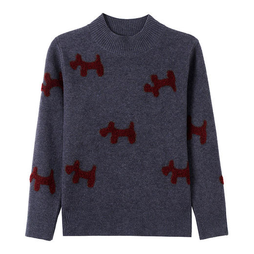 CC半高领毛衣女士短款秋冬2025新款洋气内搭上衣针织打底衫 商品图4