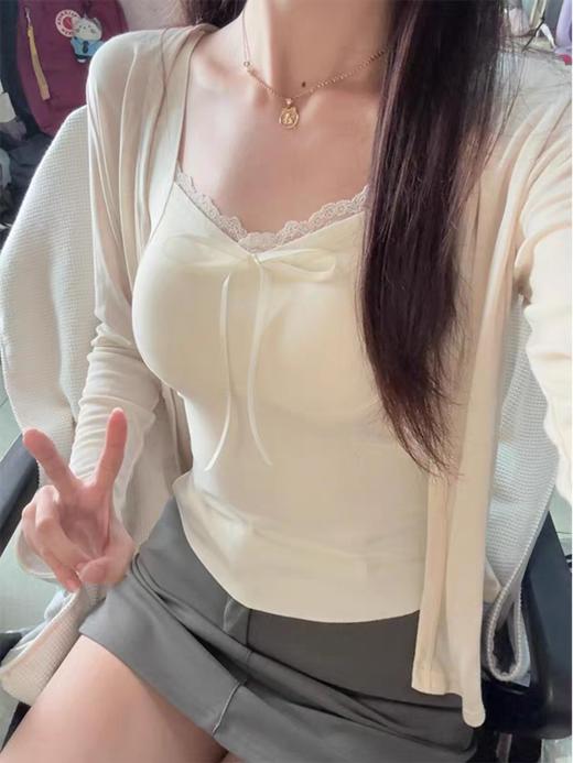 <曾小咸推荐> 德绒蝴蝶结保暖背心 日常88  商品图0