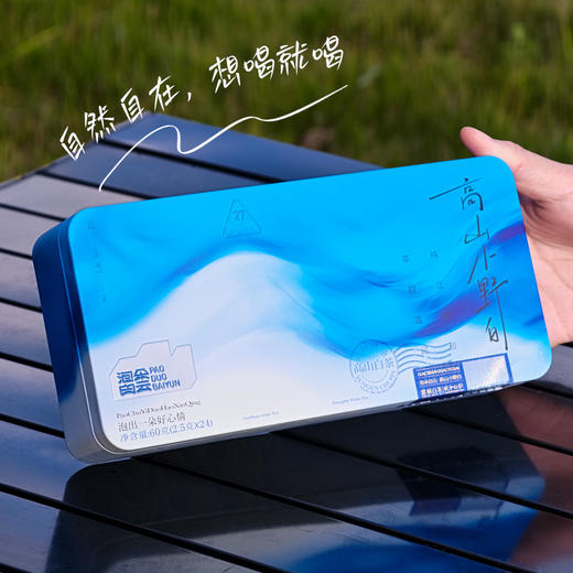 泡朵高山小野白紧压寿眉袋装便携礼盒 商品图1