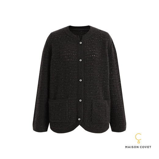 MAISON COVET 纯山羊绒圆领开衫 商品图2