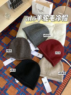 D112513秋冬季氛围感从头开始！女款时尚高级感羊驼毛冷帽