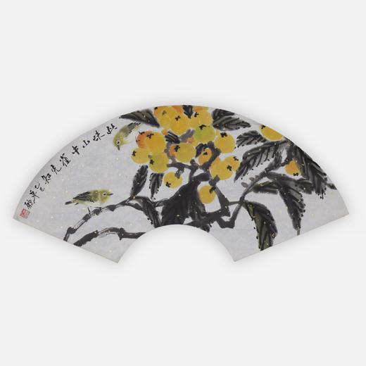 卓愿《此味山中雀先知》33x66CM 手绘纸本宣纸国画作品 商品图0