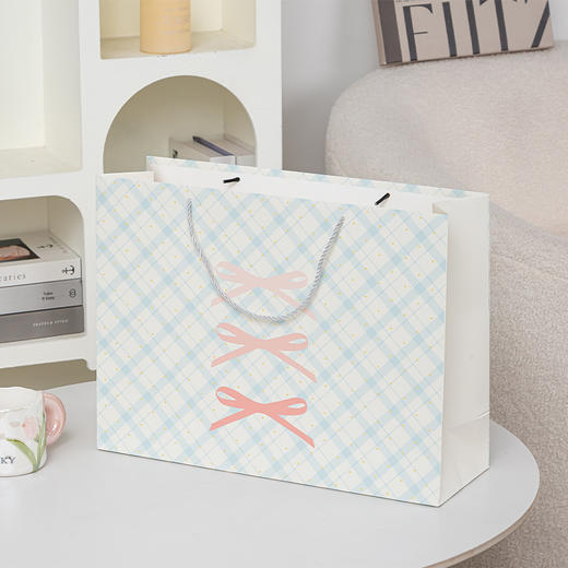 高级感清新蓝色大号手提礼袋-纪念日百货门店同款167843747 商品图2