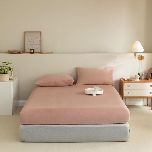 【牛奶绒床笠】牛奶绒床笠单品良品秋冬保暖绒布床套纯色加厚 商品图8