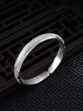 【宇宙奇观】子佩集S999银手工手镯原创设计【55031141】2407