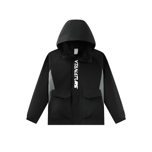 超级安踏男中大童丝光绒外套秋冬保暖防风夹克运动上衣352536616U 商品图0