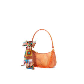 1004574908204  CHARLES&KEITH  女士扎染链条手提斜挎小方包腋下包