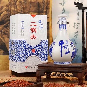 牛栏山二锅头 青花瓷 清香型白酒 52度 500ml*6瓶 整箱含礼袋 商品图1