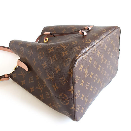 【95新】LV路易威登NEONOE系列M44022  老花拼粉色NEONOE水桶包单肩包女士201125NJS05 商品图5