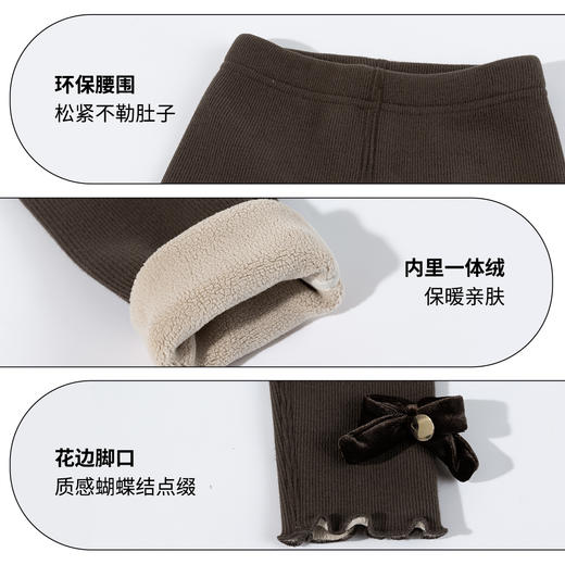 迪士尼儿童秋冬弹力加绒长裤XD4DK022 商品图7