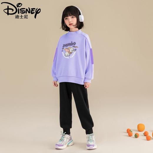 迪士尼女童冬装卫衣加绒新款中大童儿童装冬季衣服女孩打底衫外穿 商品图5