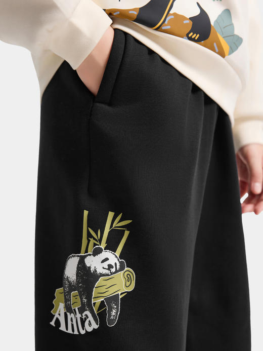 安踏儿童冬季新款男大童WWF系列套头衫卫衣舒适百搭亲肤柔软352546703N 商品图3