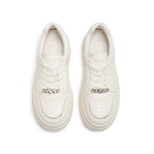 【云粉节】【思加图】BF楼思加图26新款百搭小白鞋厚底板鞋增高休闲鞋女鞋吊牌价1290 商品图1