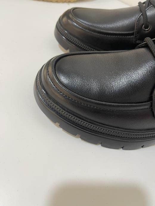 D112512男士头层牛皮羊毛冬季保暖加厚商务休闲大棉皮鞋 商品图5