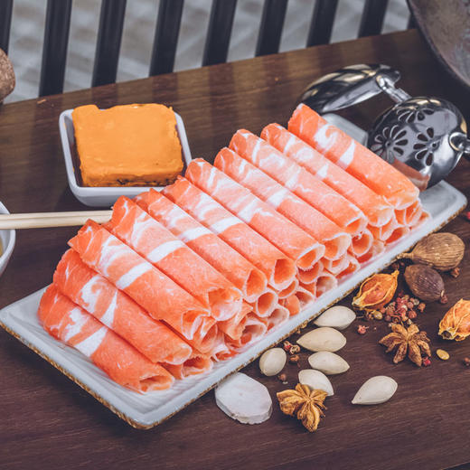 【纹理清晰】羔羊部落 羊肉卷 250g*4包 满口留香 商品图1