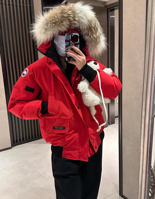 大鹅𝐂𝐡𝐢𝐥𝐥𝐢𝐰𝐚𝐤𝐞派克羽绒服飞行夹克羽绒服112402 商品图4