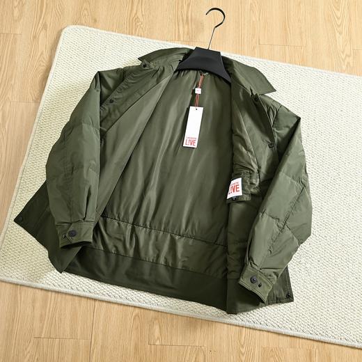 D112514冬季新款简约纯色夹克翻领羽绒服案款 商品图7