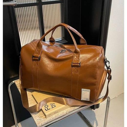 【服饰鞋包】旅行包男士健身包防水手提包PU运动男包 商品图2