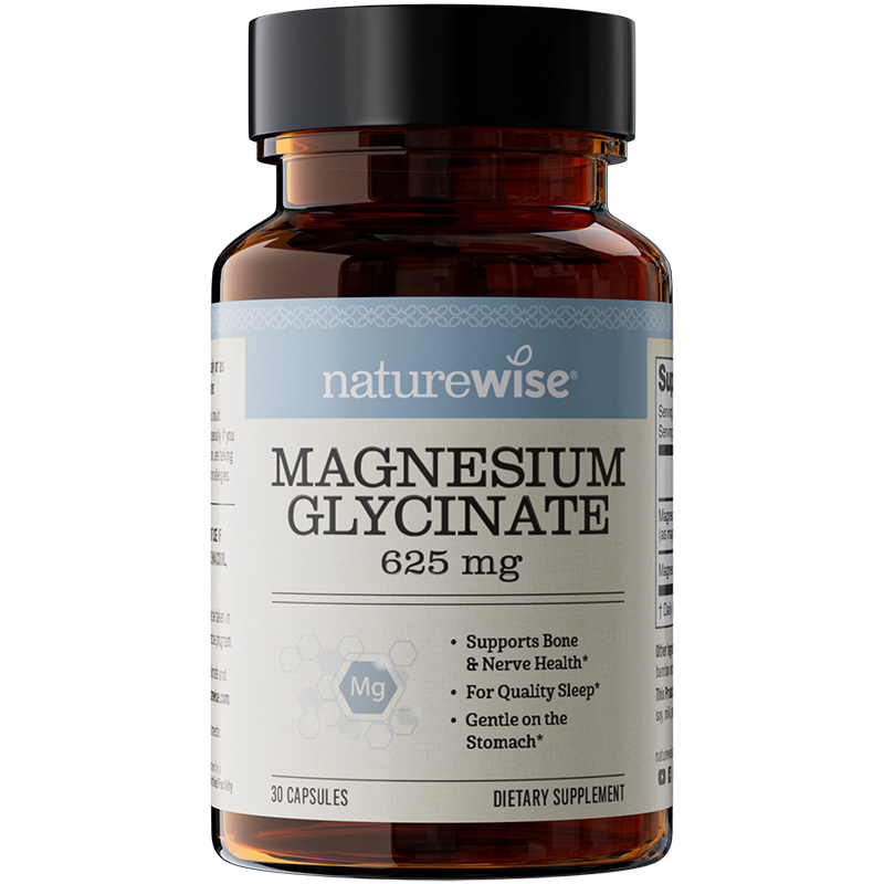 Naturewise牌甘氨酸镁胶囊30粒