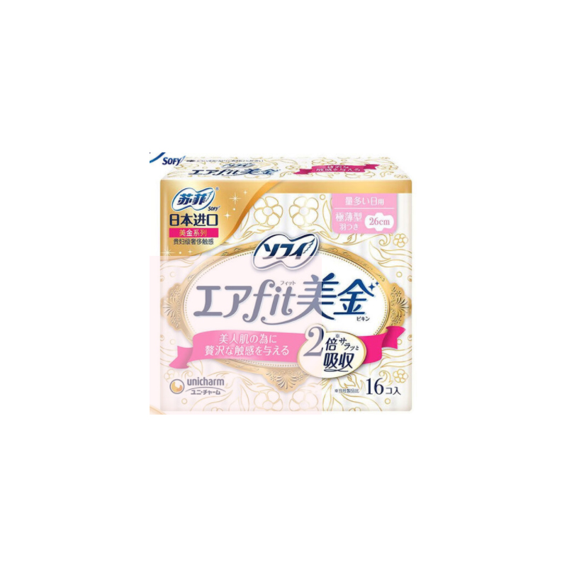 华西20251119-苏菲轻薄气垫纤巧卫生巾25cm无香16片/一包