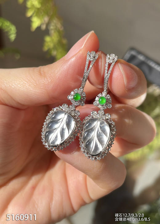 5160911，叶子耳坠。具体价格微信咨询 商品图3