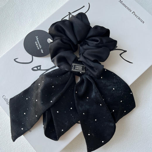 气质百搭星河细闪飘带结发圈-纪念日百货门店同款167795378 商品图2