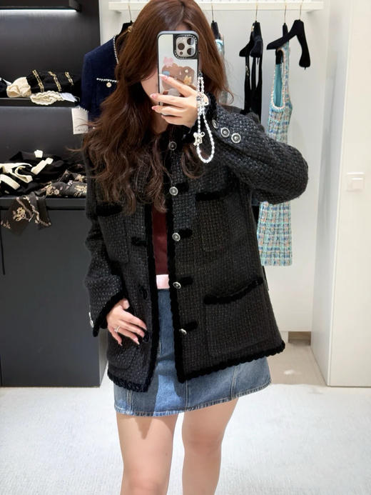 香奈儿 新款绳结呢子编织外套(TM) 商品图3