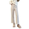 九分奶茶裤！2025四面弹厚绒牛仔裤美拉德咖色洋气直筒裤！ 商品缩略图4