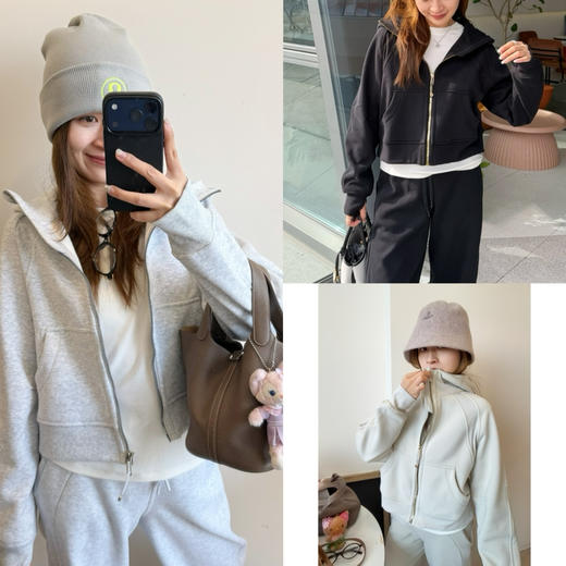 2511403    scuba连帽加绒卫衣外套 商品图0