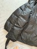 D112548女士黑色中长款含腰带羽绒夹克羽绒服 商品缩略图3