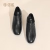 信诺妈妈鞋真皮中跟粗跟单鞋2025秋冬新款软底舒适女鞋一脚蹬皮鞋6C2610-27 商品缩略图9