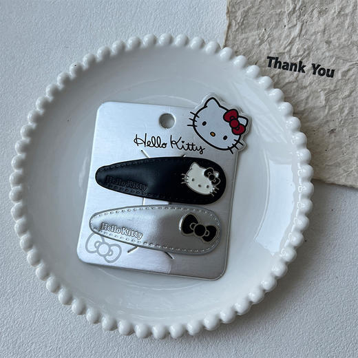 少女可爱百搭银黑KT对夹-纪念日百货门店同款167749304 商品图0