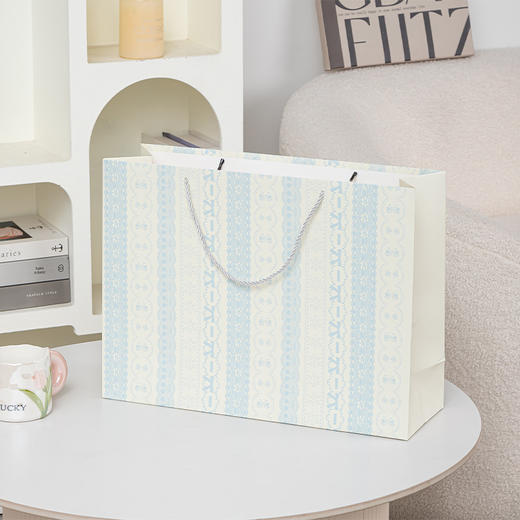 高级感清新蓝色大号手提礼袋-纪念日百货门店同款167843747 商品图0