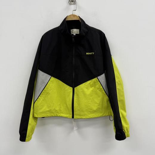 NC立领拼接撞色风衣外套50805（黑）秋季253060470321 商品图2