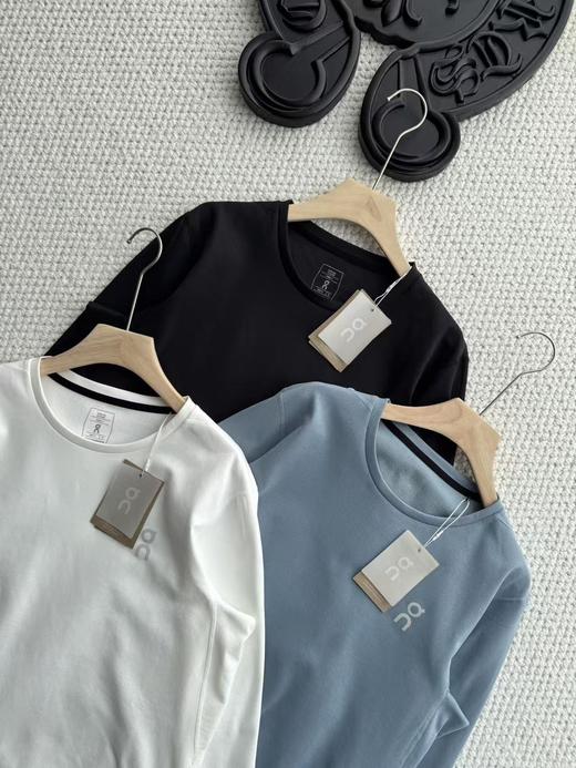 D112563男士背后超大印花加绒磨毛保暖长袖tee打底衫 商品图1