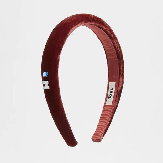 D112535爱心镶嵌水钻银色饰件复古可爱真丝高颅顶发箍 商品图11