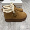 D112531女靴子厚底雪地靴加绒冬季新款棉鞋防滑保暖勃肯短靴E4K1DDD5 商品缩略图6